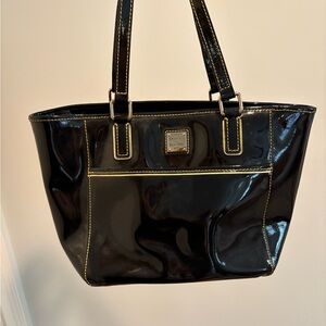 Dooney & Bourke Shiny Black Tote